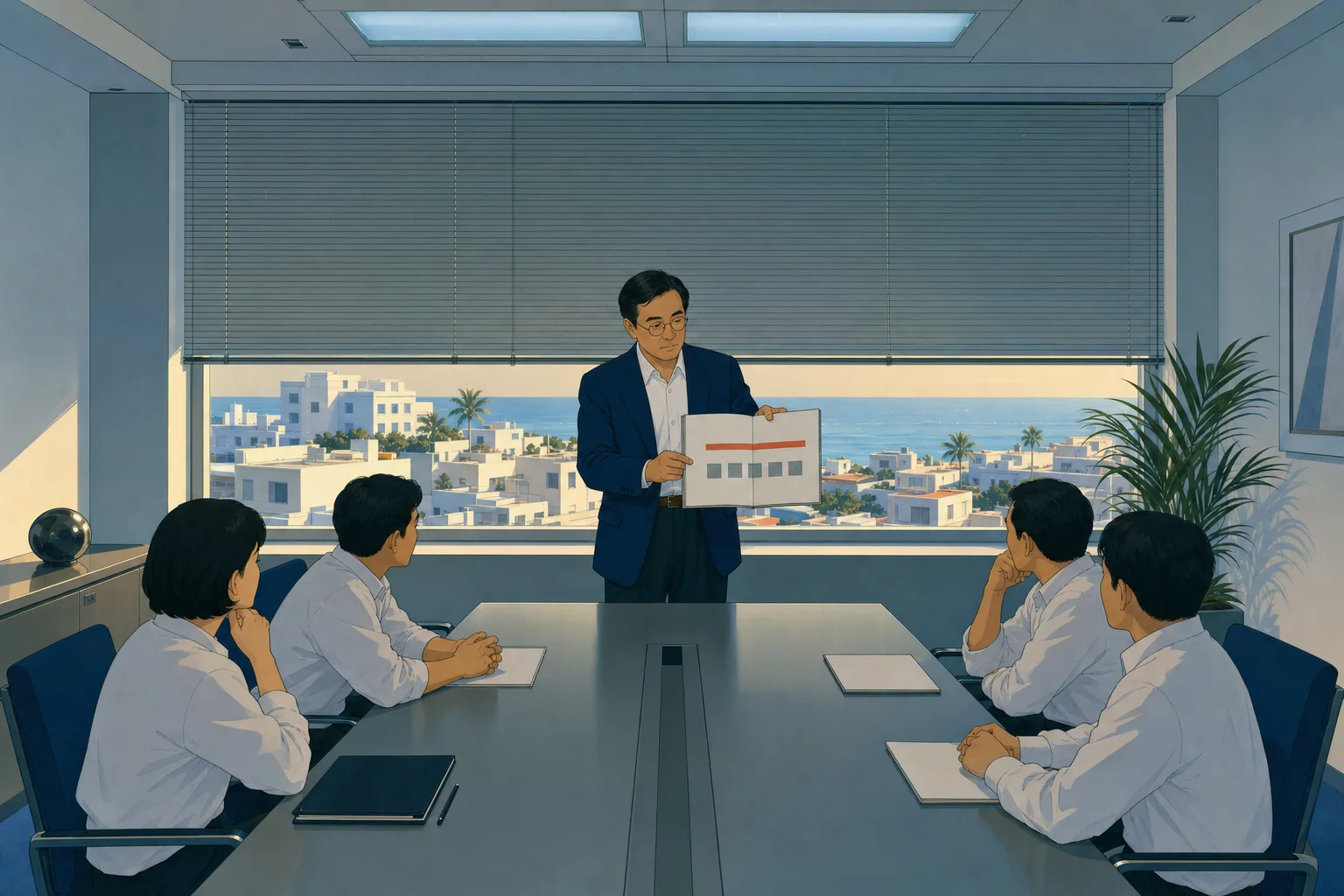 役員会の資料に「440万円・5か月」と書かれた1行