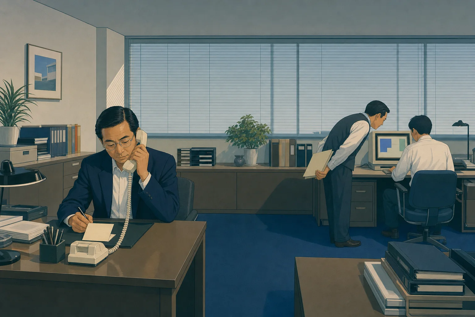 詫び状を書きながら、近くの宿に電話をかけている